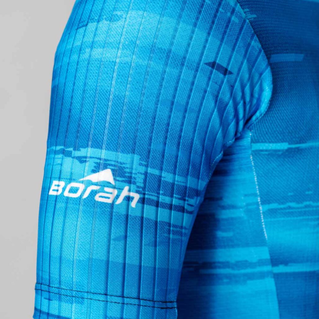 Men's OTW Spark Cycling Jersey fabric detail sleeve view
