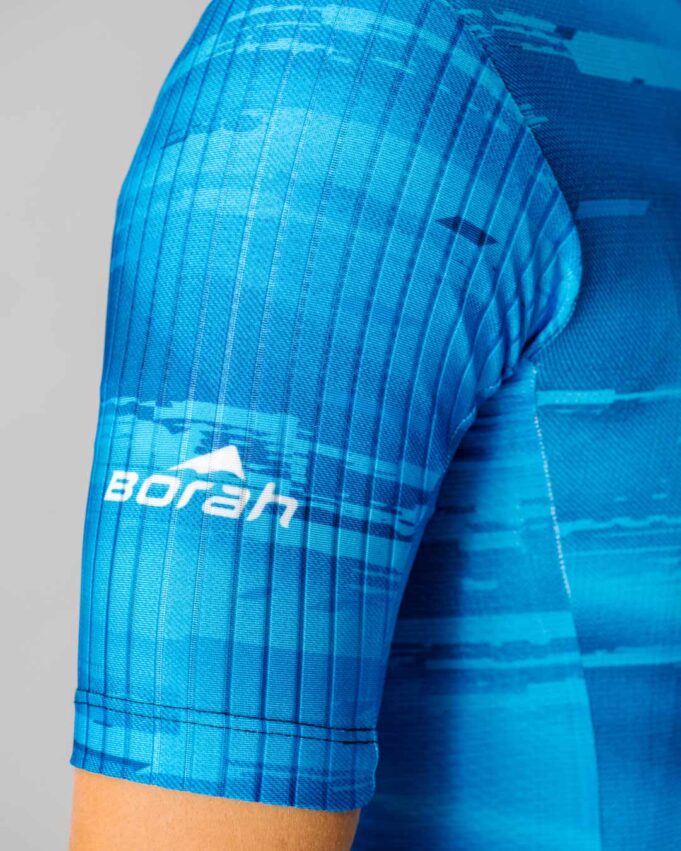 Men's OTW Spark Cycling Jersey fabric detail sleeve view
