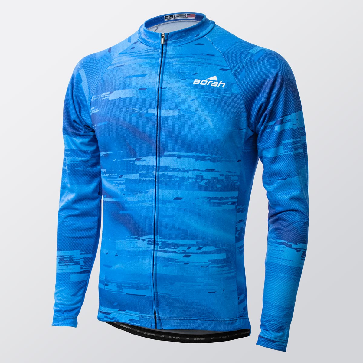 Team Long Sleeve Cycling Jersey Front.