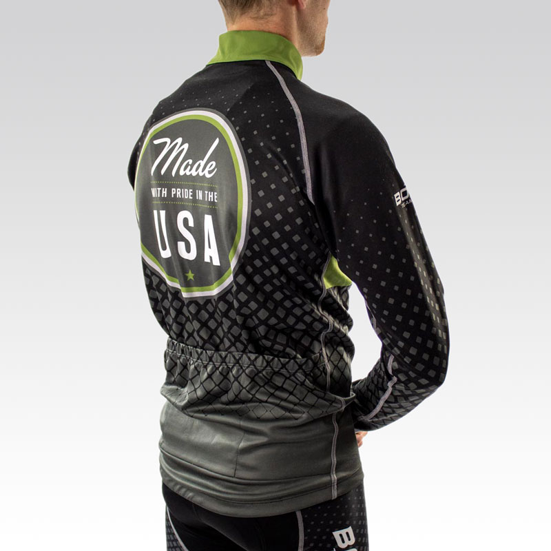 Pro Ardent Wool Cycling Jersey - Back 3qtr