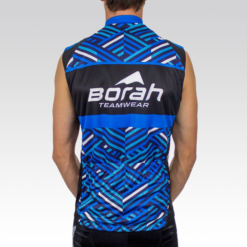 sleeveless cycling jersey with pockets