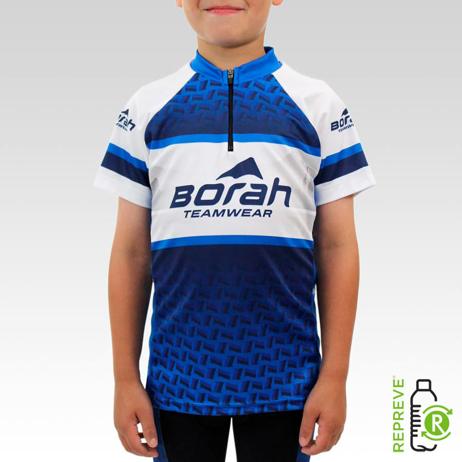 Youth Team Cycling Jersey Front with Repreve Logo