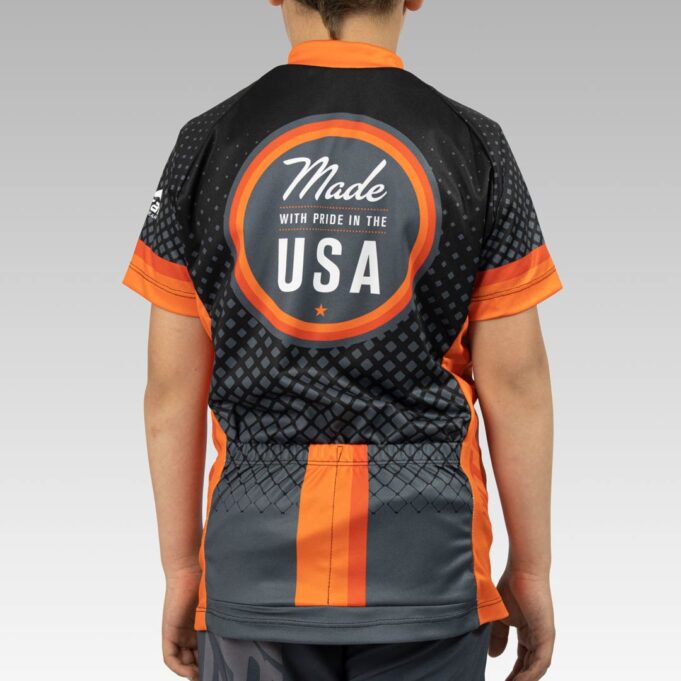 Youth Team Cycling Jersey Back View