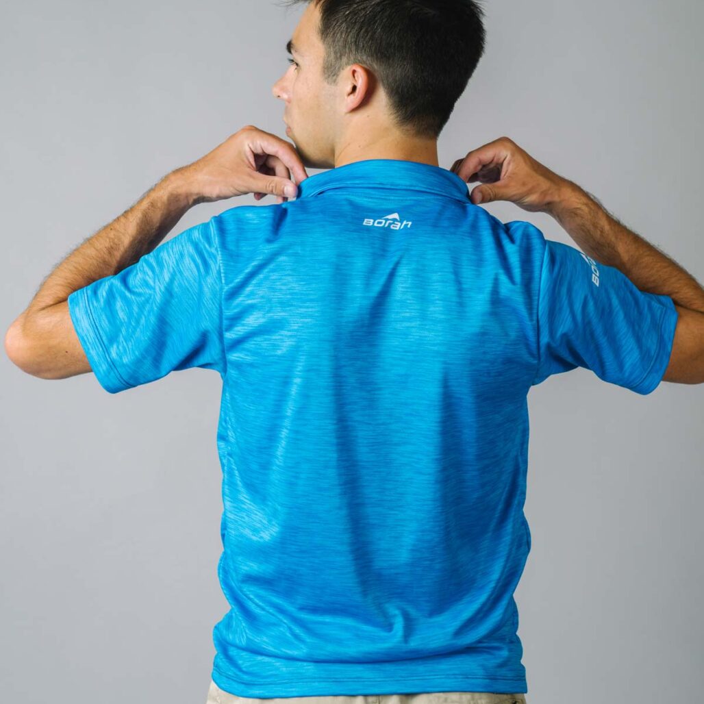 Men's Polo Shirt Back View