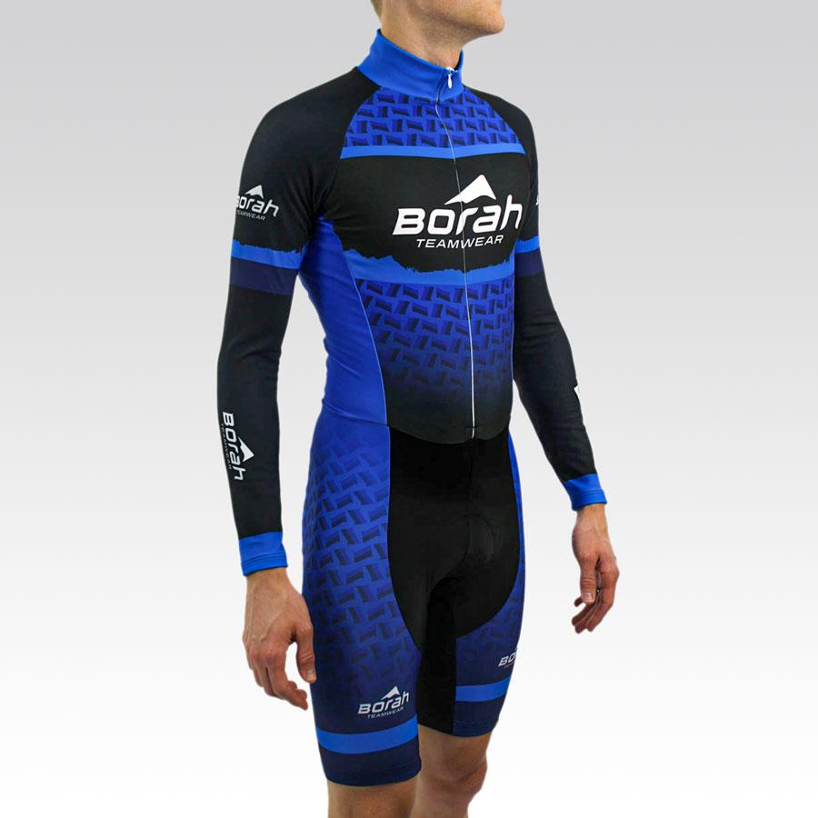 Team Thermal Long Sleeve Cycling Skin Suit Gallery2