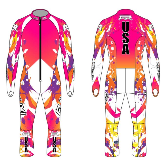 Fuxi Alpine Race Suit - Splash Design3