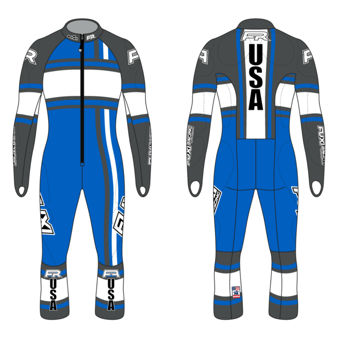 Fuxi Alpine Race Suit - Whiteout Design2