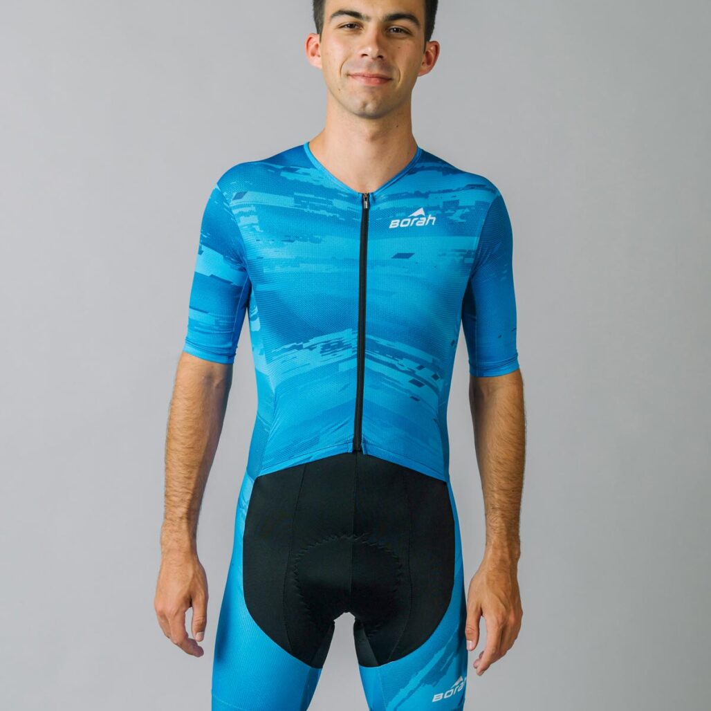 Unisex OTW Turbo Cycling Skinsuit Front View