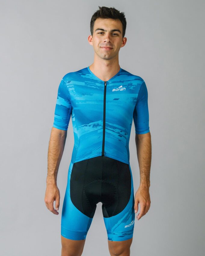 Unisex OTW Turbo Cycling Skinsuit Front View