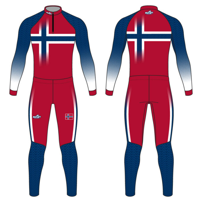 Pro XC Suit - Norway Design Front and Back