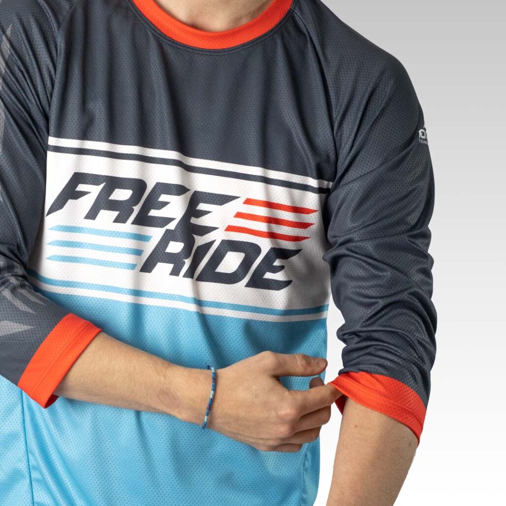 Pro 3/4 Sleeve Freeride MTB Jersey Gallery 3