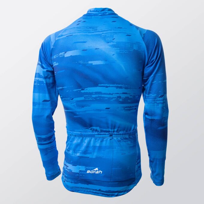 OTW Thermal Long Sleeve Cycling Jersey back view.