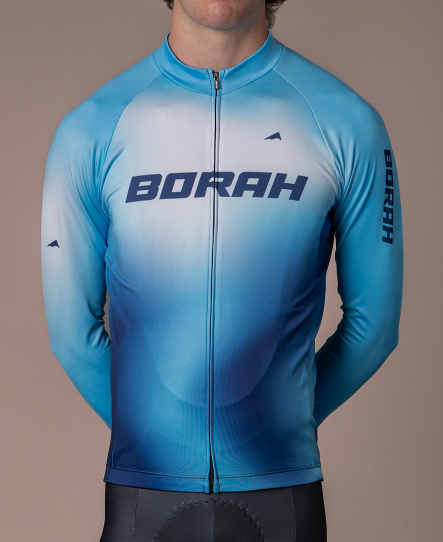 Full Custom Men's Long Sleeve Jersey, Front View