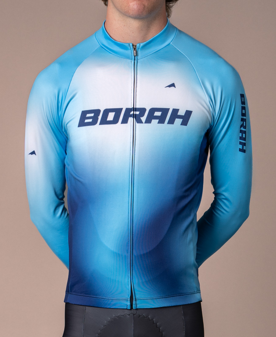 Full Custom Men's Long Sleeve Jersey, Front View