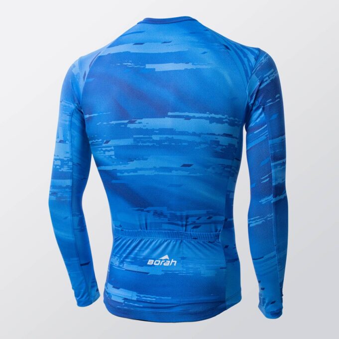Men's OTW Long Sleeve Cycling Jersey back view.