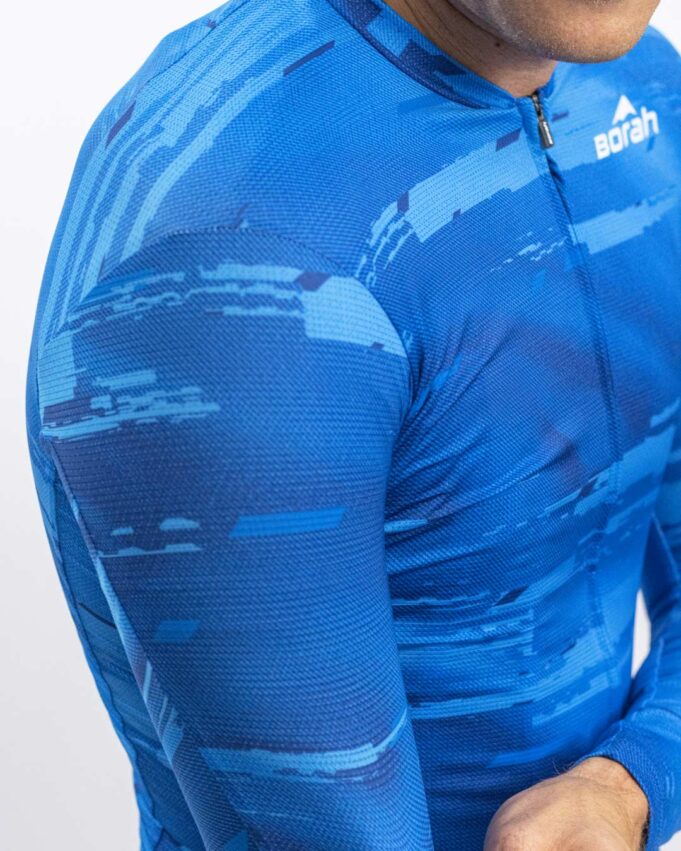 Men's OTW Long Sleeve Cycling Jersey sleeve detail shot.