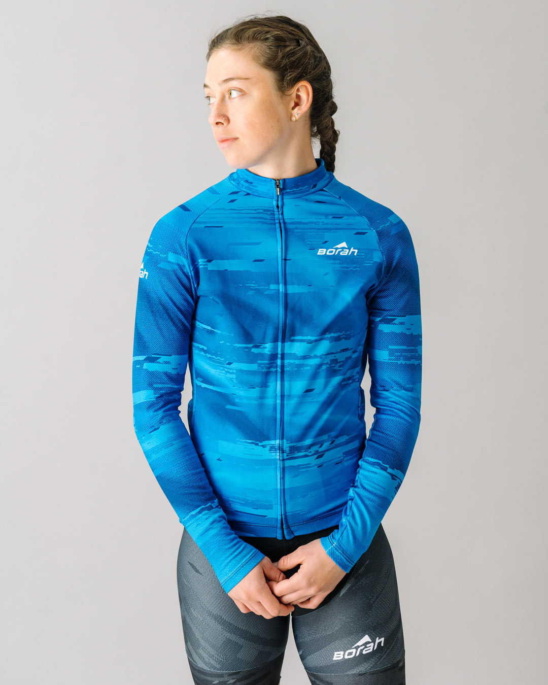 Women's Team Long Sleeve Cycling Jersey | Made in USA | Borah Teamwear