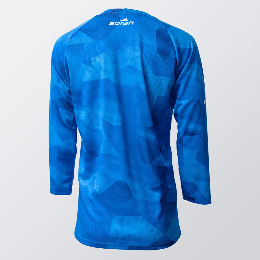 Updated Women's Pro 3/4 Sleeve Freeride MTB Jersey back view.