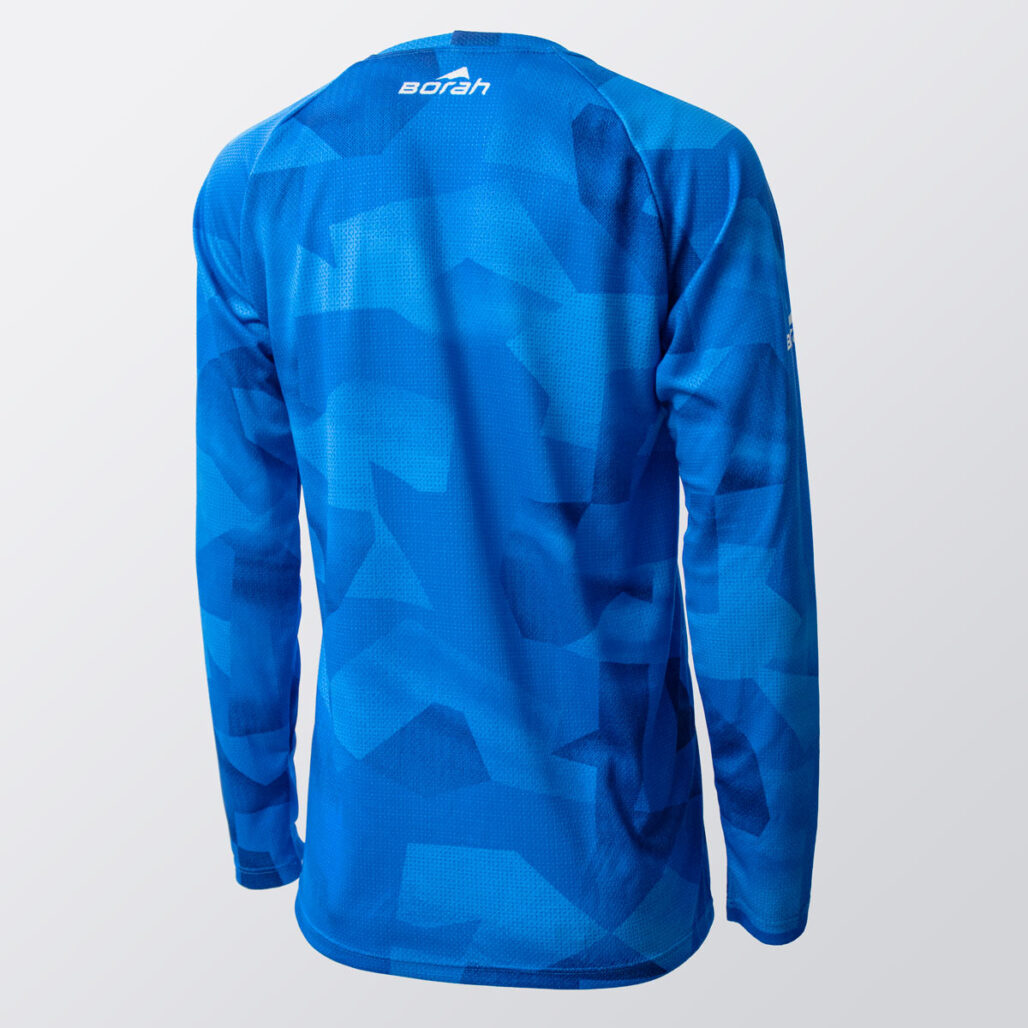 Updated Women's Pro Long Sleeve Freeride MTB Jersey back view.