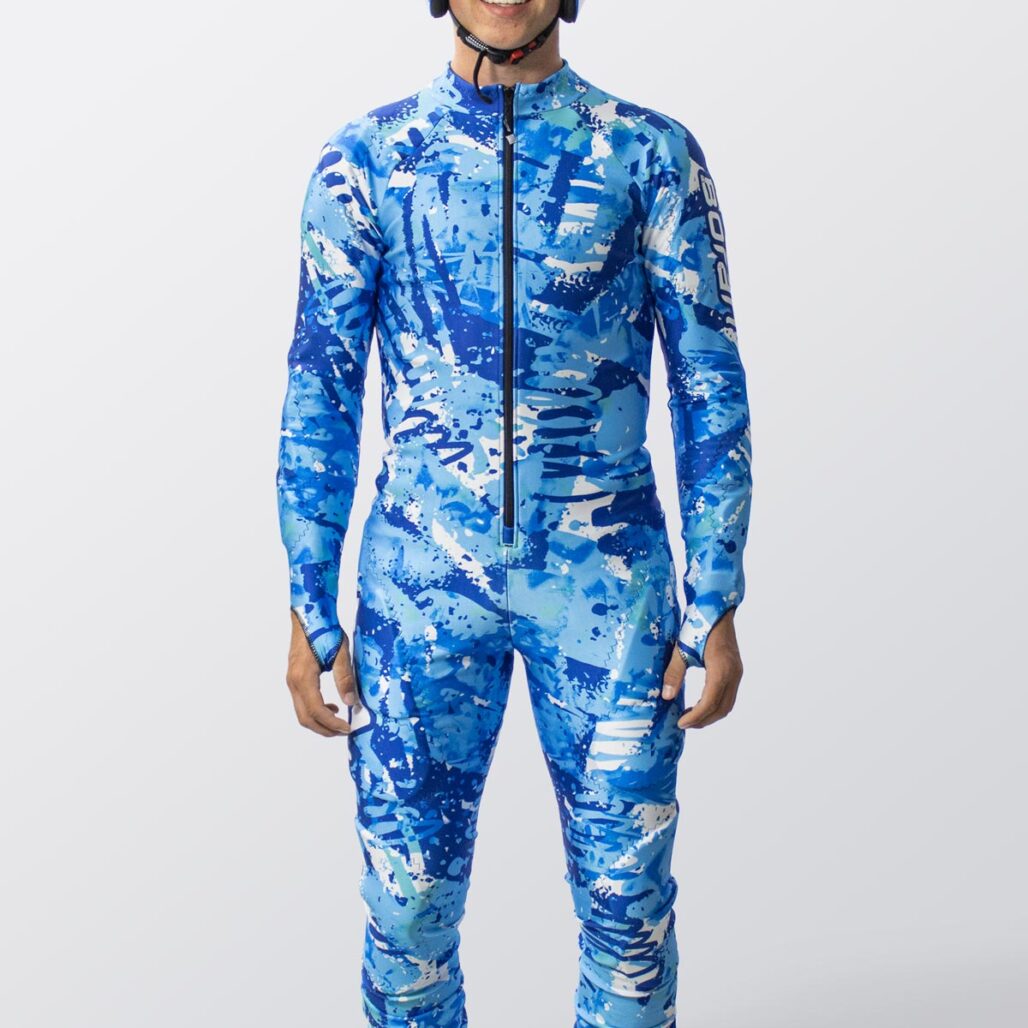 Unisex Alpine Race Suit front view.