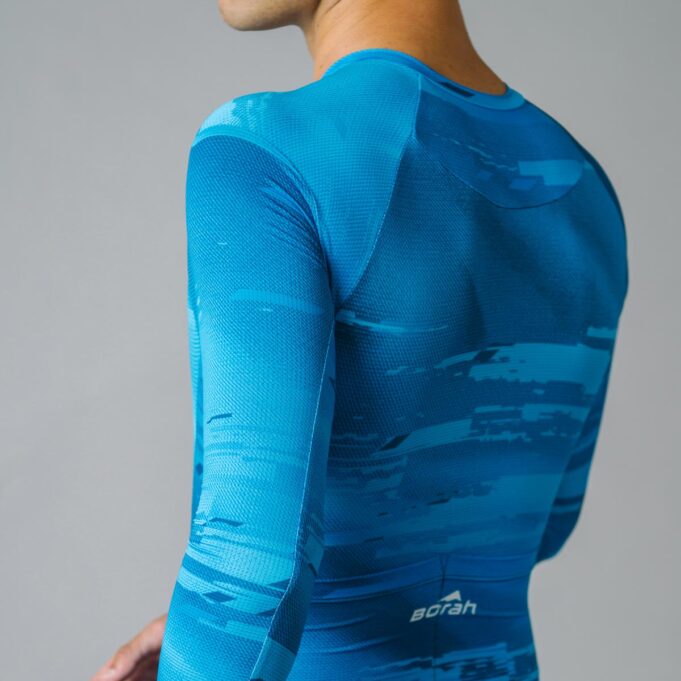 Unisex OTW LS Turbo Cycling Skinsuit Back View