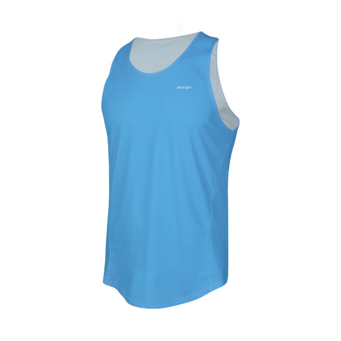 BRC_PARADISE-BLUE_Mens-Running-Singlet_Front