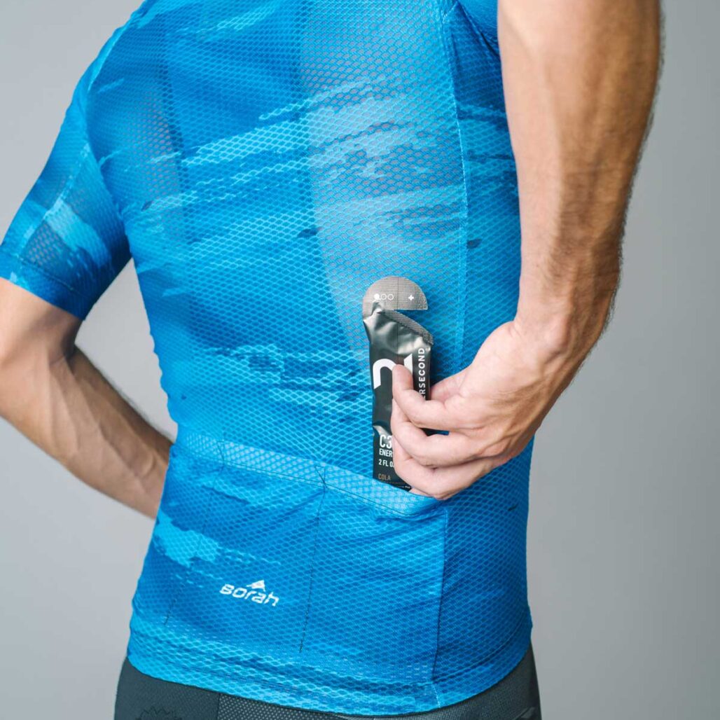 Men's Helium Plus Cycling Jersey back pocket detail